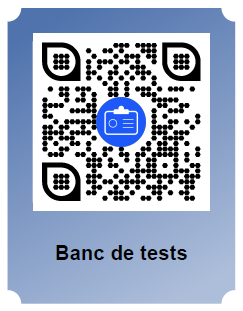 QR code rapport banc de tests